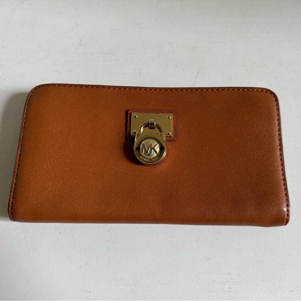 Michael Kors Tan Hamilton Wallet